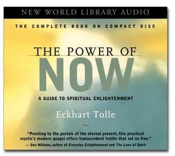 The Power of Now CD cover by Eckhart Tolle.