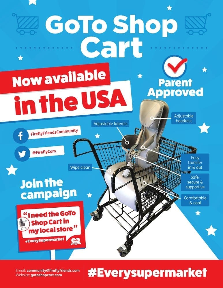 GoTo Shop Cart with text "Now available in the USA" and "Parent Approved