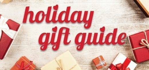 Holiday gift guide with gift boxes
