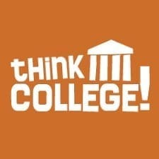 Think College logo with an image of a building.