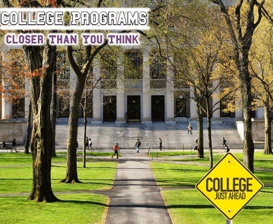 College programs closer than you think