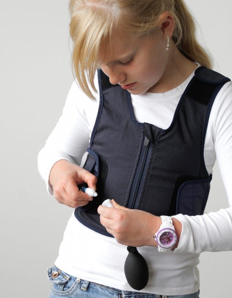Squease Inflatable Compression Vest Parenting Special Needs Magazine