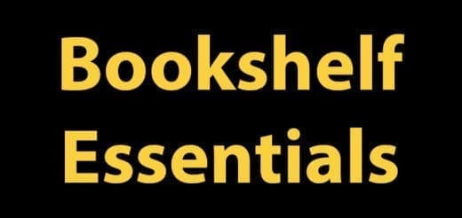 Bookshelf Essentials text on a black background
