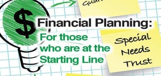 Illustration of a lightbulb with a dollar sign inside, surrounded by text about financial planning.