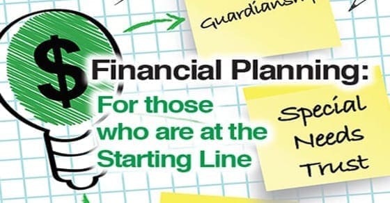 Financial planning for those at the starting line with a lightbulb and dollar sign.