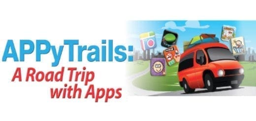 APPyTrails: A Road Trip with Apps logo with a van and app icons