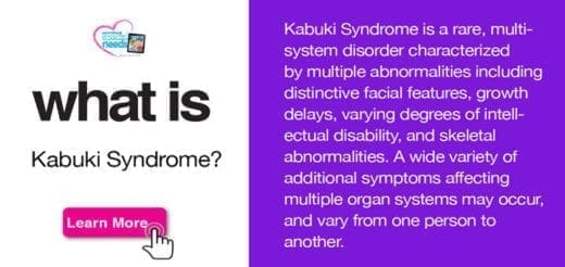 Text and a "Learn More" button for Kabuki Syndrome