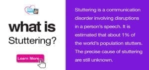 Stuttering is a communication disorder involving disruptions in speech.