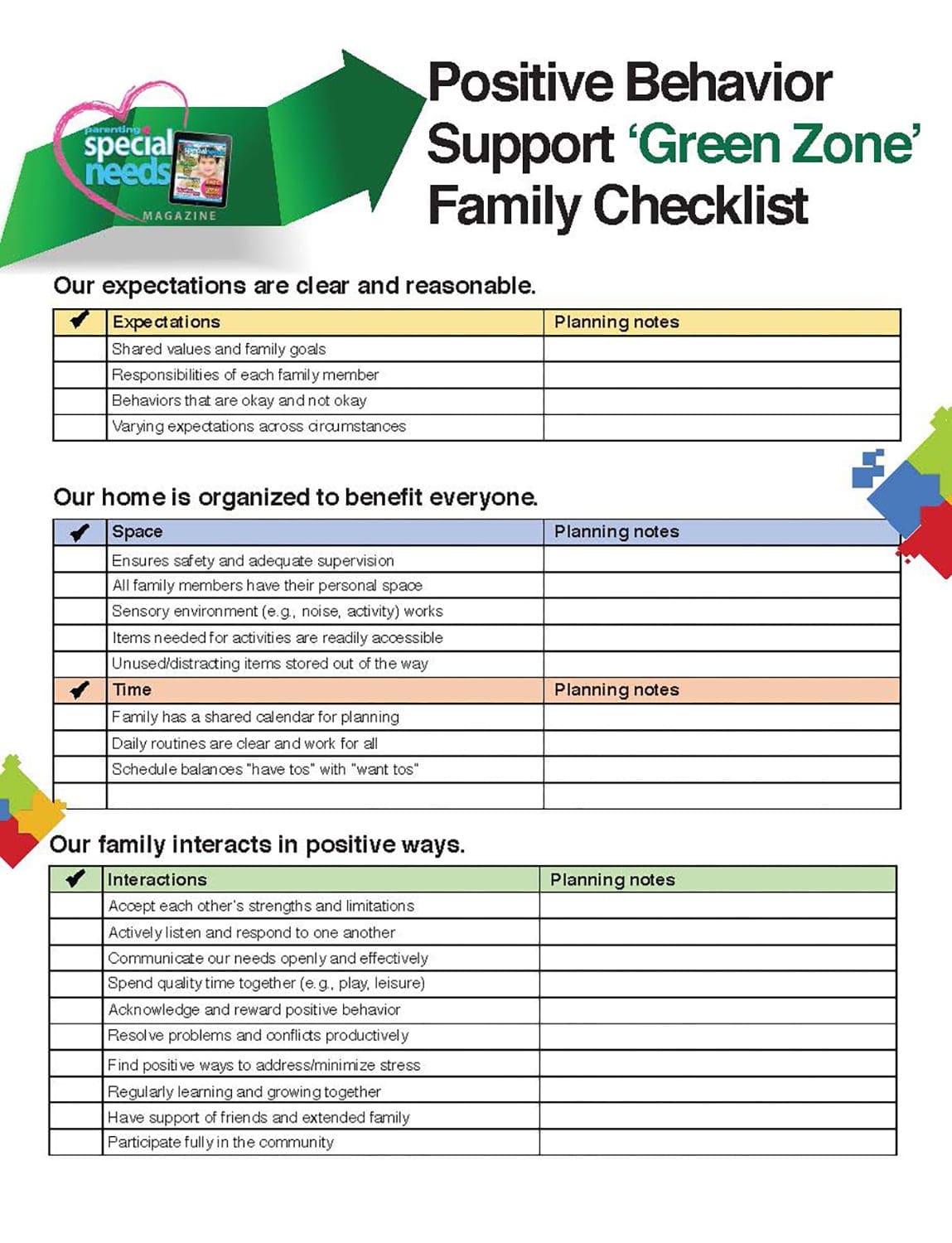 positive-behavior-support-green-zone-checklist-parenting-special