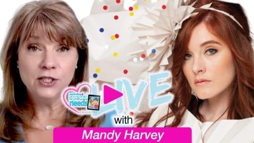 Mandy Harvey and another woman in a promotional graphic.