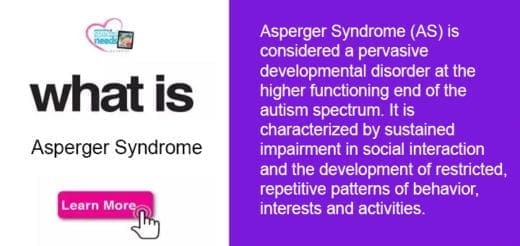 Text and button about Asperger Syndrome