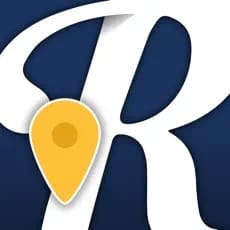 Roadtrippers logo with a map pin icon.