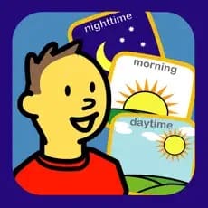 ChoiceWorks app icon with a cartoon boy and cards showing morning, daytime, and nighttime.