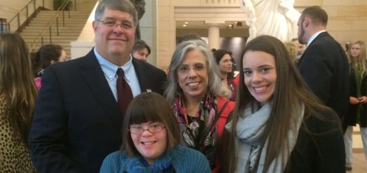 Stephen E. Beck, Jr. with his family.