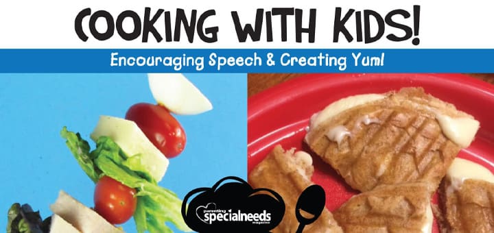 Cooking with Kids! Encouraging Speech & Creating Yum! cookbook cover