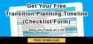 Transition Planning Timeline (Checklist Form)