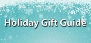 Holiday Gift Guide with snowflakes