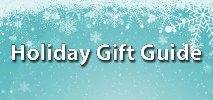 Holiday Gift Guide with snowflakes