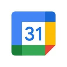 Google Calendar app icon with the number 31
