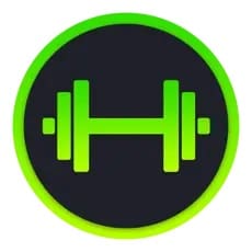 SmartGym app icon with a dumbbell
