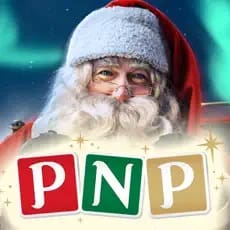 Santa Claus with the letters PNP below him.