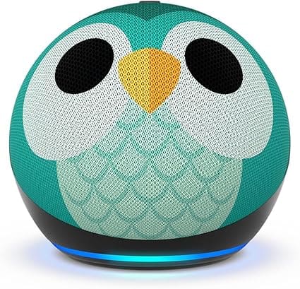 Echo Dot Kids (newest model) with owl design
