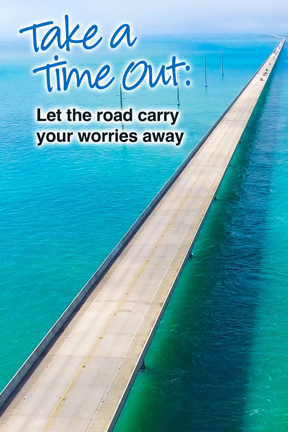 Seven Mile Bridge in the Florida Keys over turquoise water