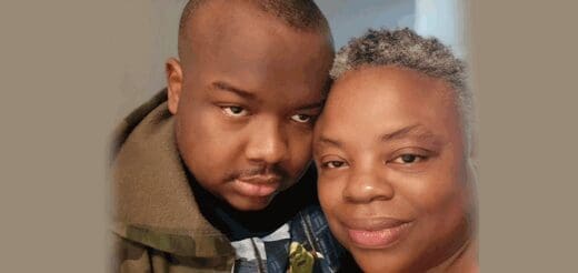 Warrior Mom Irisa Leverette and her son Darius.