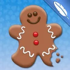 Cookie Doodle gingerbread man icon